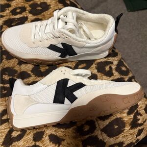 Kate Spade White and Black Women Sneakers, size 11